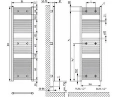 VONIOS KAMBARIO RADIATORIUS B20-S 1169x740 KERMI 540W