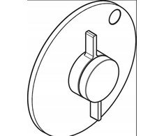 Vonios maišytuvas Hansgrohe Hansgrohe DuoTurn S Mixer for concealed Instl.1 function chrom