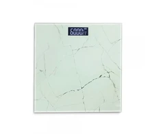 Rosberg 5R51650GWM elektroniskie ķermeņa svarstyklės līdz 180 kg LCD displejs balts/marmora dizains 5R51650GWM ()