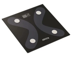 Vonios svarstyklės Jocca Bluetooth 180 kg juodos