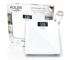 AD 8194 baltos vonios svarstyklės su USB-C jungtimi, įkraunamos, 180 kg, 100 g tikslumas