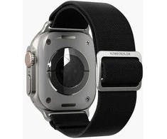 Vonmählen Klasikinė nailoninė apyrankė „Apple Watch“ laikrodžiui (38 | 40 | 41 mm), vieno dydžio – juoda (AWS00135)