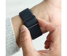 Vonmählen Klasikinė nailono kilpa 38 | 40 | 41 | 42 mm, vienas dydis – tamsiai juoda