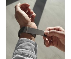 Vonmählen „Milanese Loop 2“ apyrankė, 38 | 40 | 41 mm, vienas dydis – granito pilka