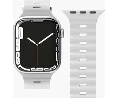 Vonmählen VonMählen laikrodžio dirželis, skirtas Apple Ocean Band Case 2 Band One šviesiai pilkas (AWS00083)