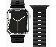Vonmählen VonMählen laikrodžio dirželis, skirtas Apple Ocean Band Case 1 Band One juodai juodai (AWS00078)