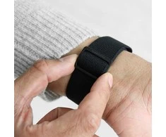 Vonmhlen Klasikinė nailono kilpa 38 | 40 | 41 | 42 mm, vienas dydis – visiškai juoda