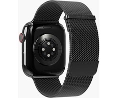 Vonmhlen „Vonmählen Milanese Loop 2“, dirželis, išmanusis laikrodis, juodas, Apple, Apple Watch 44 | 45 | 46 | 49 mm, nerūdijančio plieno