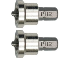 VOREL PH2 TIP FOR GKY BOARDS rinkinys. 2vnt.. 65800