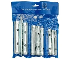 VOREL KLUCZE RUROWE KOMPLET 10elem. 6-22mm