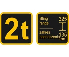 Vorel Hidraulinė varlė 2T (80111)