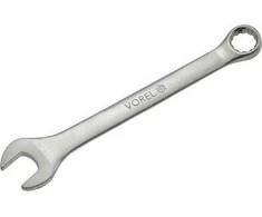 VOREL KLUCZ PŁASKO - OCZKOWY Cr-V 15mm SATYNA 51680
