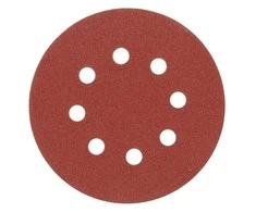 VOREL KRĄŻEK ŚCIERNY 125mm Z OTWORAMI kpl. 5szt P-80 08578