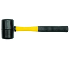 VOREL GUMINIS PLAKTUKAS 50 mm PLASTIKINĖ RANKENA 33555