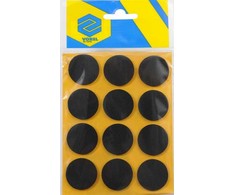 Padukai baldams lipnūs juodi Vorel | d-28mm, 12vnt.