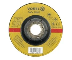 VOREL TARCZA DO SZLIFOWANIA METALU 125 x 6,8 x 22,2mm 08665