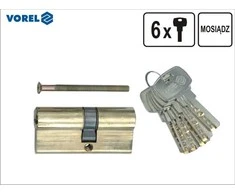 Bikuvalt VOREL WKŁADKA SYMETRYCZNA 62mm 6 KLUCZY MOSIĄDZ 77190