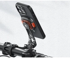 null Motociklo Telefono Laikiklis - VRIG MG-18L Magnetinis Mechaninis Nagas, 360 Laipsnių Sukimas
