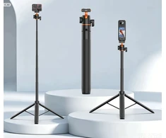 VRIG selfijo lazdelė Selfie Stick Kijek Grip 3in1 magnetinis Insta360 X5 X4 Air Ace Pro 2 / Ac-104 / Sku: A0324 (SB12047)