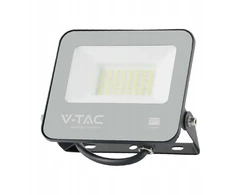VTAC LED prožektorius, projektorius, 30 W, 3450 lm, 6500 K, diodas, 115 LM/W, IP65, juodas, 5 metų garantija, 23198