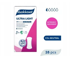 Vuokkoset ULTRA LENGVI ploni įklotai, 28 vnt.