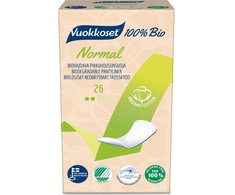 Vuokkoset Higienos įdėklai Normalūs 100% Bio, 26vnt.