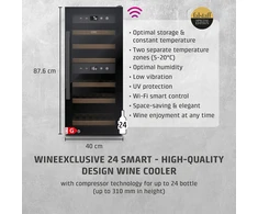 Vyno šaldytuvas Caso WineExclusive 24 Smart