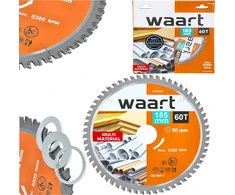 WAART PIŁA TARCZOWA WIDIOWA 185 x 30 x 60Z MULTIMATERIAL