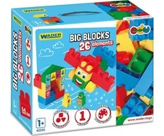 WADER Big Blocks klocki 26el 41591 15911