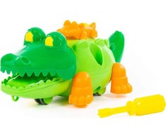 Polesie BLOCKS, skirtas išardyti CROCODILE atsuktuvo žaislą, skirtą „pasidaryk pats“ entuziastams