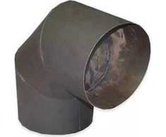 Dūmtraukio alkūnė WADEX, 180 mm, 2 mm, 45 / 90°