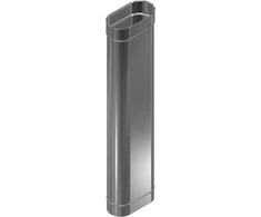 Kaminų įdėklas WADEX 103, ovalus, D120-240 mm, 1 m