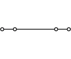 „Wago 264-731“ 4 laidų šynų jungtis, 2,5 mm2, rutulinis 264-731