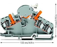Wago 6mm2 atjungimo ir matavimo jungtis dabartinėms pavarų dėžėms (282-860)