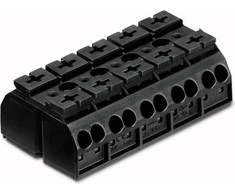 Wago 862-505 5 takelių maitinimo blokas juoda 862-505