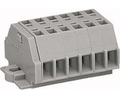 „Wago 260-106“ gnybtų blokas, 2 laidų, 1,5 mm², 6 takelių, pjūklas 260-106