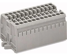 „Wago 869-109“ kompaktiškas gnybtų blokas, 2 laidų, 2,5 mm², 9 takelių, su varžtiniu tvirtinimo rutuliuku 869-109