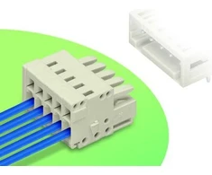 Wago 734-105 Lizdas MCS-MINI Classic 5 kontaktų šviesiai pilkas rastrinis 3,5 mm 734-105