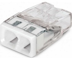 Wago Quick-connect montavimo spaustukas 2x0,5-2,5mm2 Wago permatomas lizdinė plokštelė 40vnt (2273-202 0996-0040) 2273-202/995-040
