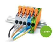 Wago TOPJOBS jungčių rinkinys 3 fazių maitinimui 16mm2 pilnas komplektas 821-099/000-004