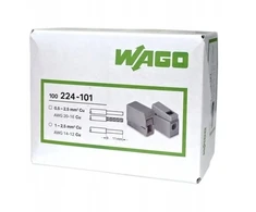 Wago Złącze przewodów 1x1 0-2 5mm² (JS/224-101)