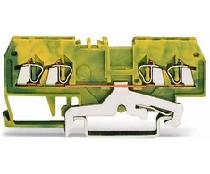 Wago 279-837 4 laidų jungtis 1,5mm2 geltona ir-žalia 279-837