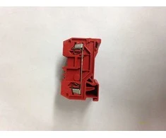Wago 279-903 2 laidų šynų jungtis 1,5mm2 raudona 279-903