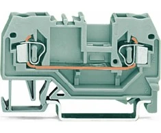 „Wago 870-909“ 2 laidų šynų jungtis 2,5 mm2 Ex šviesiai pilka 870-909