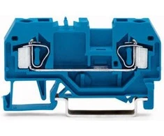 Wago 281-904 2 laidų šynų jungtis 4mm2 mėlyna 281-904