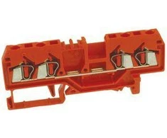 Wago 280-830 4 laidų šynų jungtis 2,5 mm2 raudona 280-830