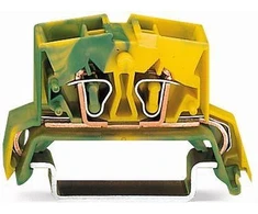 Wago Svoris 264-737 4 laidų PE bėgelio gnybtas 2,5 mm2 gelton ir-zalia 264-737