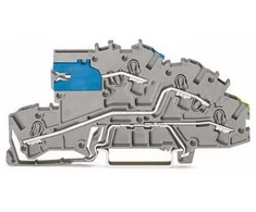 Wago GRINDŲ JUNGTIS 2.5MM2 NT/L/PE Pilkas TOPJO