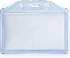 ARGO Dėklas asmens kortelei 85x54mm 2K-H,dvigubas, skaidrus, mėlynas, horizontalus 0613-025