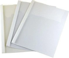 ARGO Aplankas terminiam įrišimui LUX A4, 6 mm, baltas (100 vnt.)